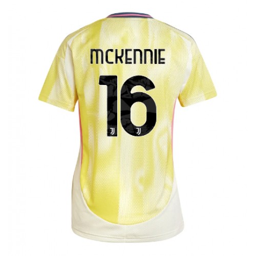 Fotballdrakt Dame Juventus Weston McKennie #16 Bortedrakt 2024-25 Kortermet